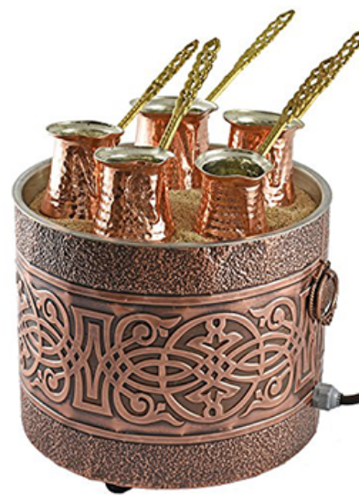 Syracuse Coffee - turkish coffee in sand