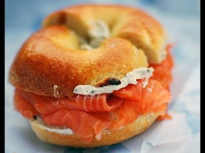Syracuse Coffee - lox smoked salmon bagel sandwich