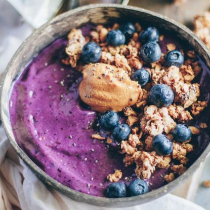 Syracuse Coffee - wild blueberry banana bowl