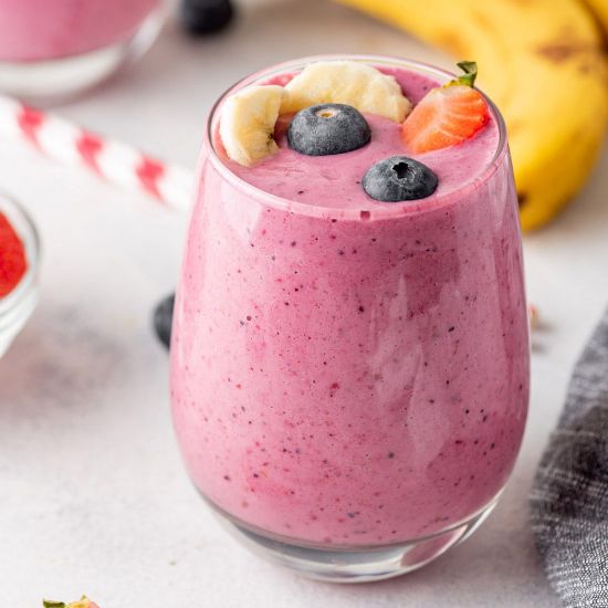 Syracuse Coffee - mixed berry banana smoothie