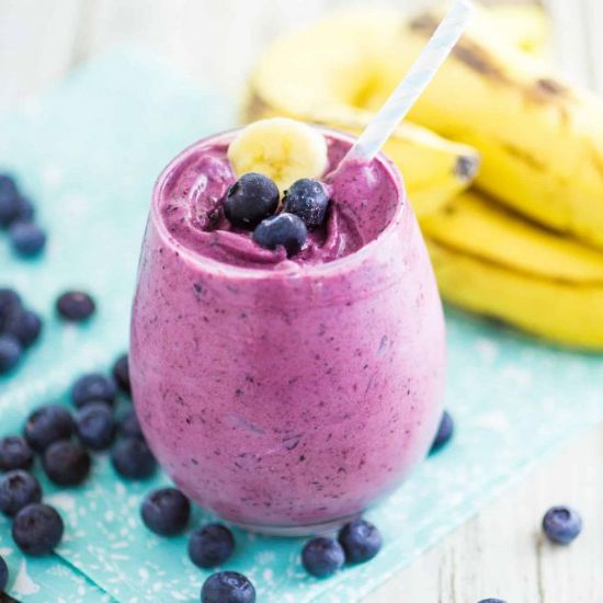 Syracuse Coffee - wild blueberry banana smoothie