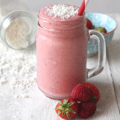 Syracuse Coffee - keto mixed berry coconut smoothie