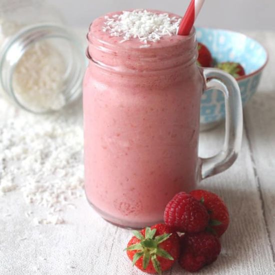 Syracuse Coffee - keto mixed berry coconut smoothie