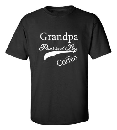 Grandpa Powered By Coffee T-Shirt